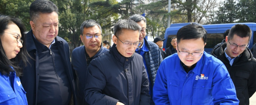 集團公司黨組成員、總會計師陳林到樂凱華光調研